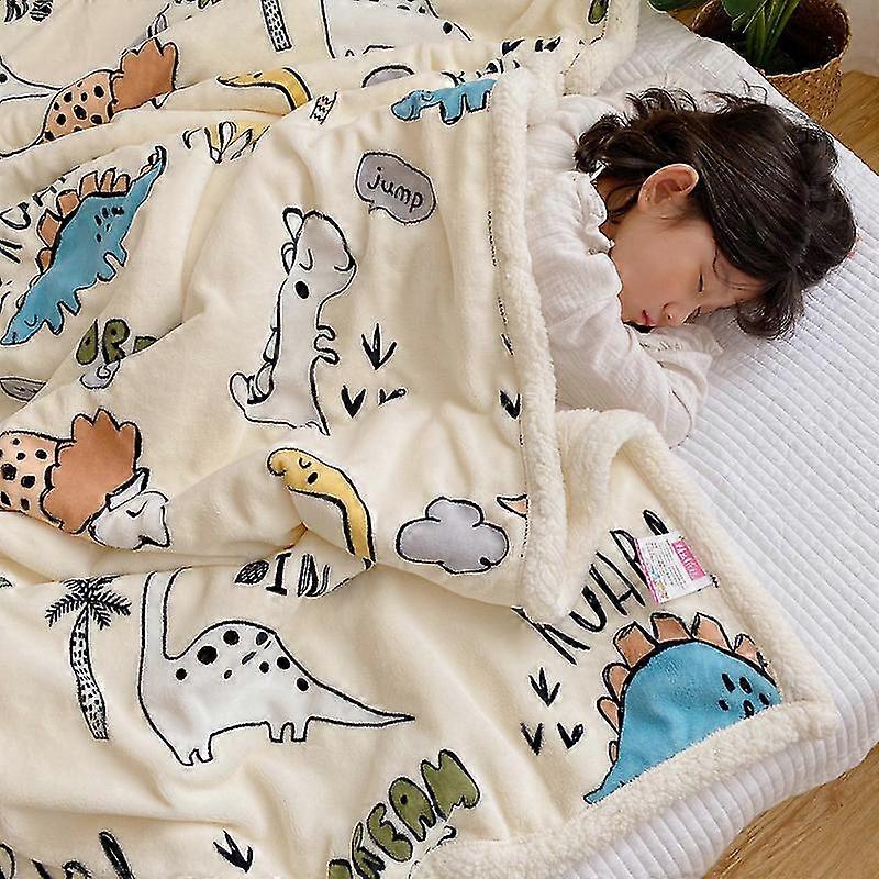 Super Cute Varm Fleece Tæppe Tykke tæpper til senge Fleece tæpper og kaster vinter voksen barn seng Cover Ns2