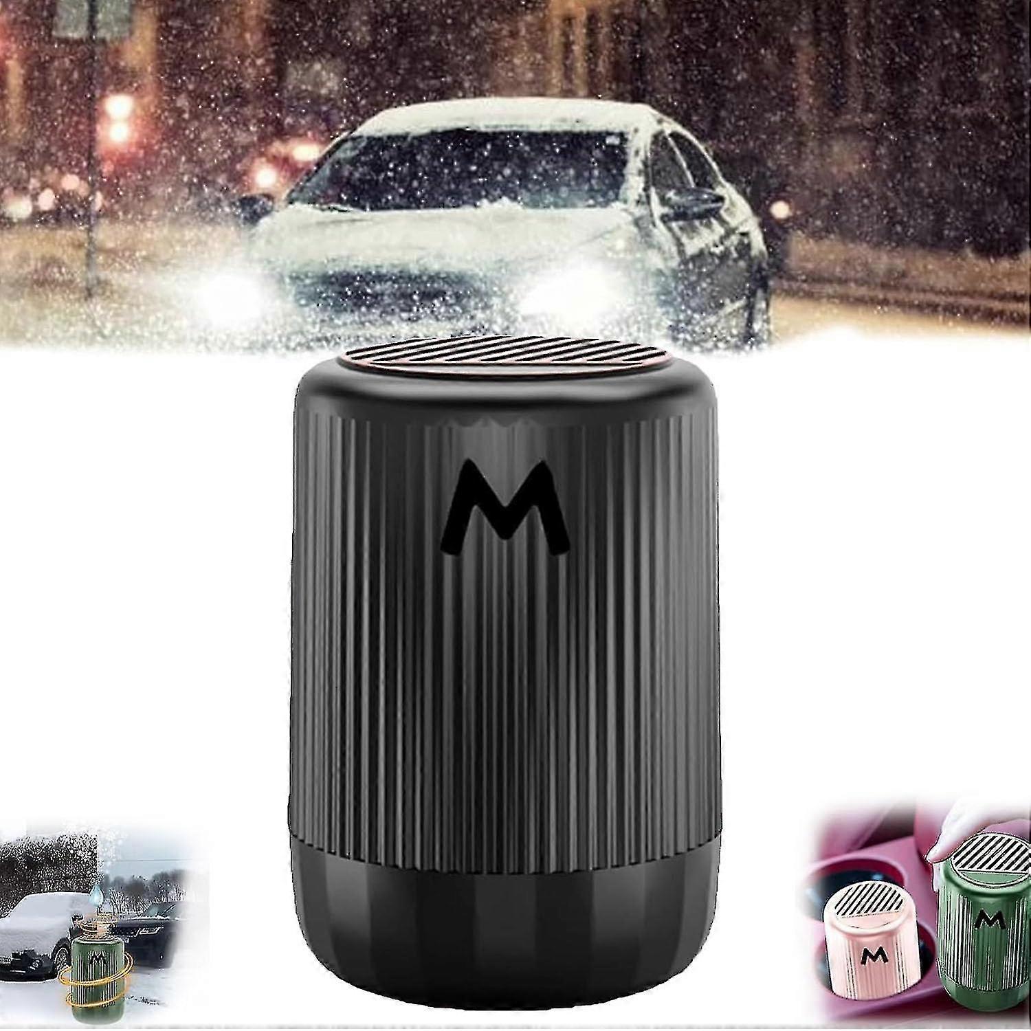 Vehicle Microwave Molecular Deicing Instrument,portable Vehicle-mounted Microwave Powerful Deicer, Solid Aromatherapy Deicing Cup
