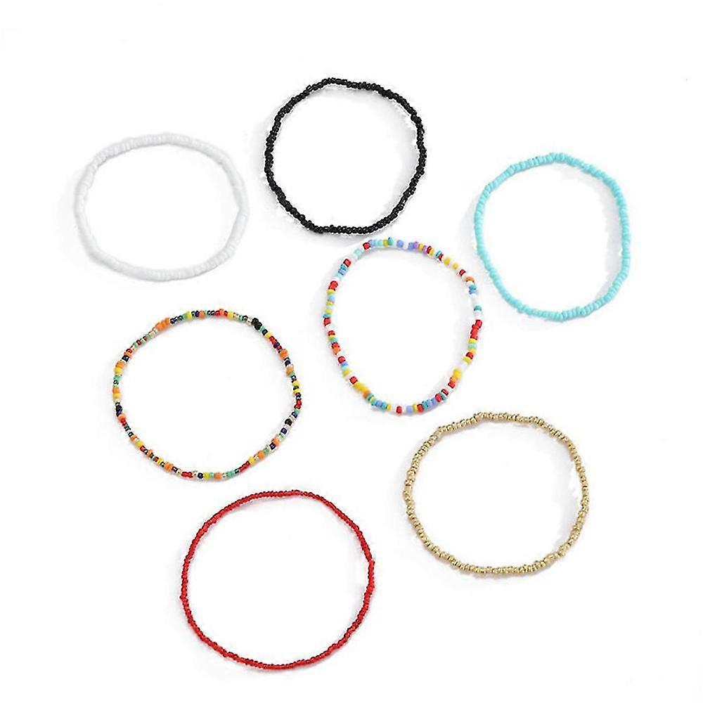 7-pack Colored Anklet Anklet Women's