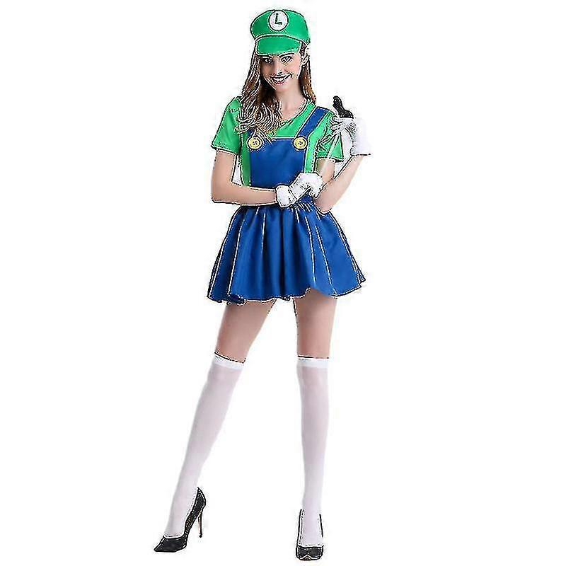 Luigi Fancy Dress Womens Fancy Dress Costume Super Mario E Luigi Halloween Mario And Luigi Luigi Fancy Dress Womens Fancy Dress Costume Super Mario E Luigi Halloween Mario And Luigi