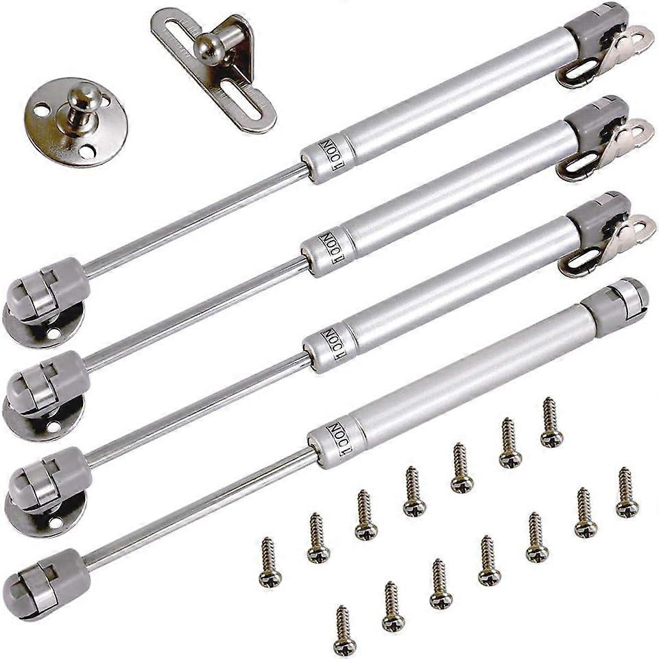 4 件气撑杆 150N / 15kg 270mm 液压气弹簧气撑杆，用于厨房家具橱柜门升降器，带螺丝（4 件-150N）