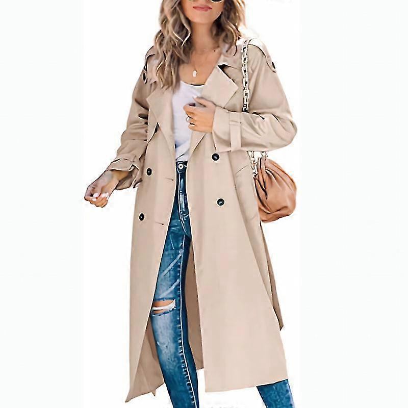 Women's Double Breasted Trench Coat