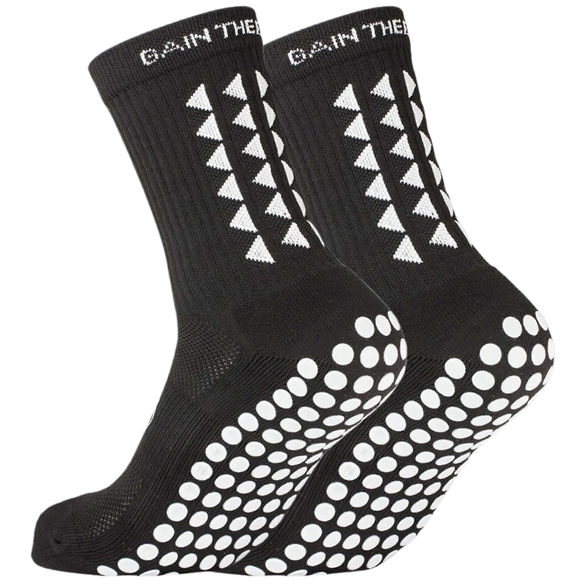A Pair Anti Slip Soccer Socks For Athletic Running Socks Non Slip Breathable