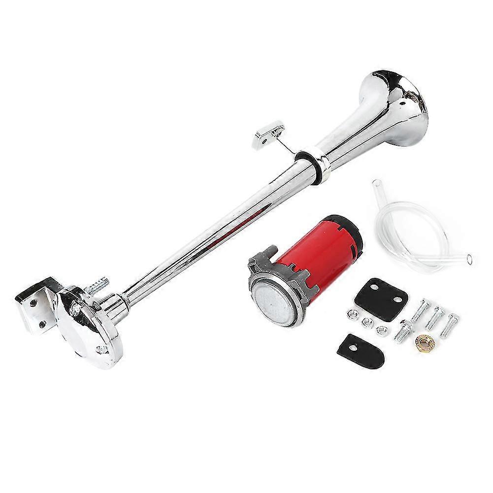 12V Air Horn for Trucks Single Trumpet 120dB Loud Alarm