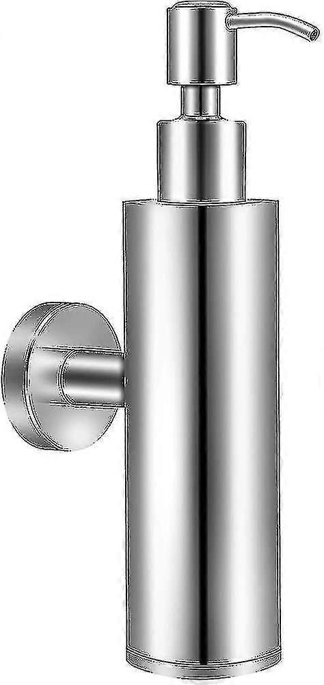 Distributore di sapone a parete in acciaio inox 304 200 ml cromato Distributore di sapone a parete