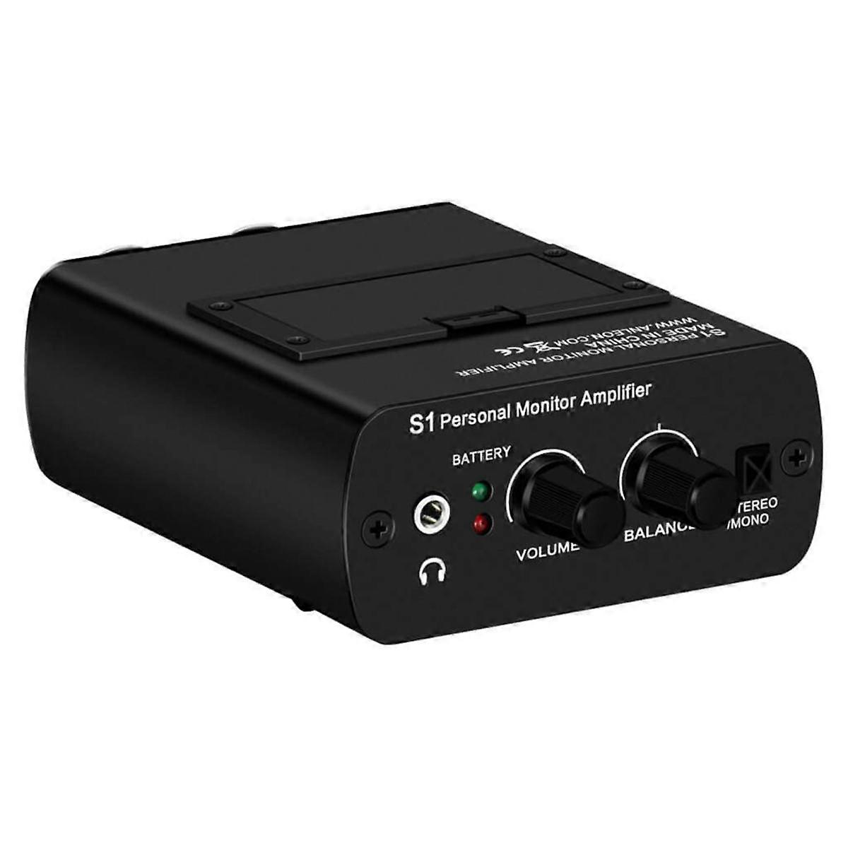 S1 Wireless Monitor Personal Headphone Amplifier in Ear Amp IEM System Professional for Stage Performance-US Plug