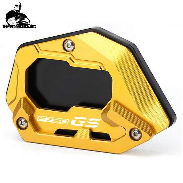 F750GS Kickstand CNC Foot Side Stand Extension Base Enlarger Plate Pad For BMW F 750GS F750 GS F 750 GS Accessories