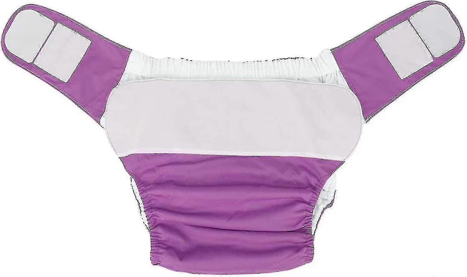 Stoffwindeln für Erwachsene, Schwimmwindeln für Erwachsene, wasserdicht, waschbar, wiederverwendbar, Stoffwindeln für Erwachsene und ältere Menschen, Taschenwindeln für Erwachsene (Windel, Kaffeefarbe)