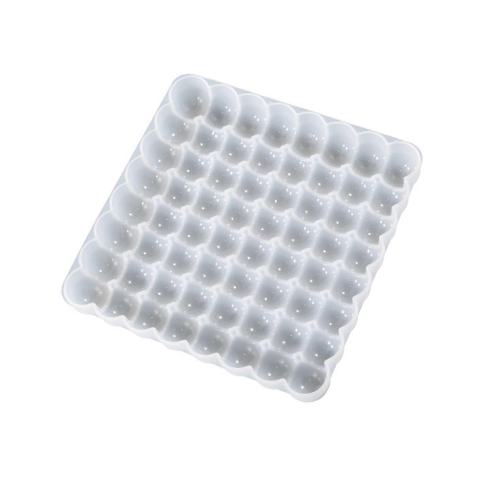 Half Bead Coaster Molds Square Silicone Coaster Molds for Epoxy Resin Coaste