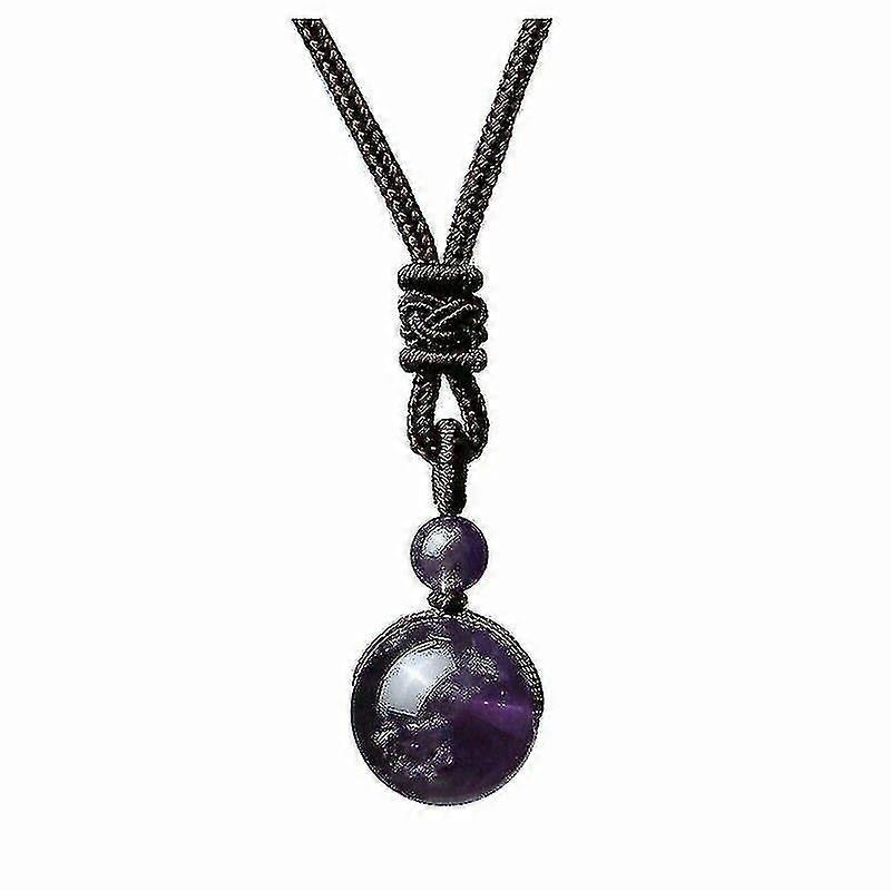 Natural Tiger Eye Black Obsidian Necklace