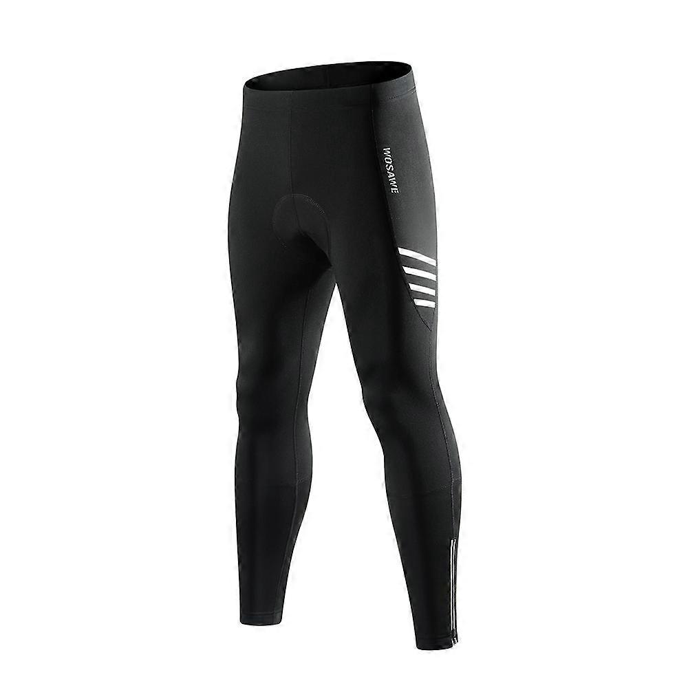 WOSAWE Pantaloni Ciclismo Uomo – Imbottiti, Collant Riflettenti, Traspiranti – Estate MTB E Corsa