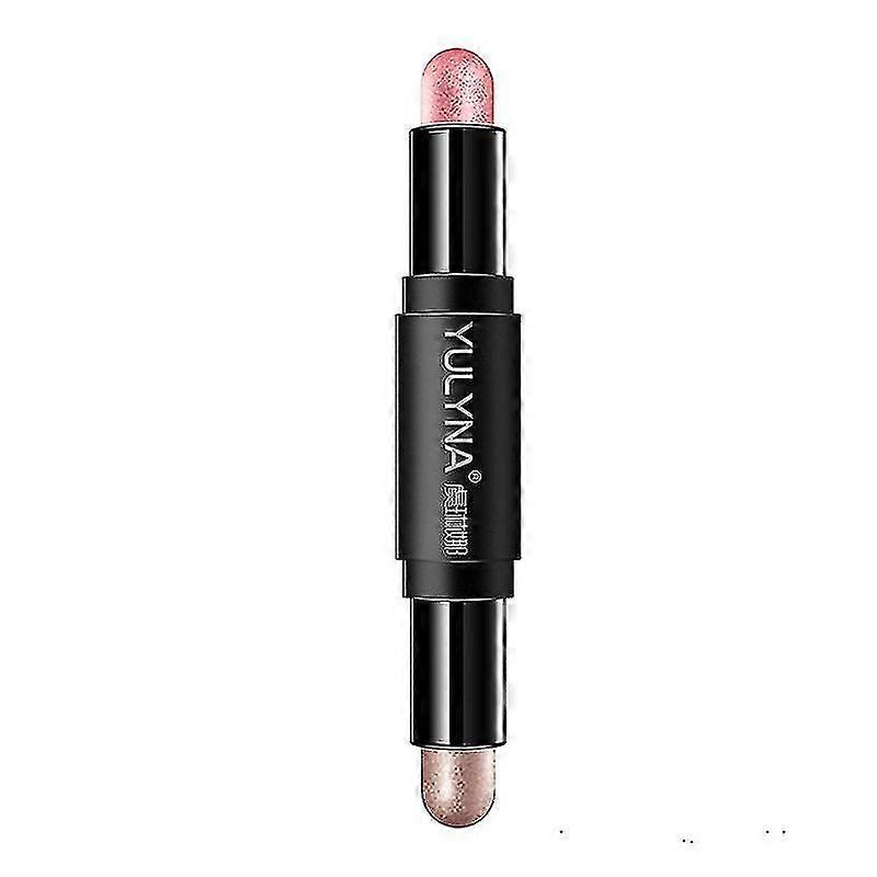 Cabeça Dupla Eye Shadow Stick Moonlight Branco + marrom escuro - Yt02