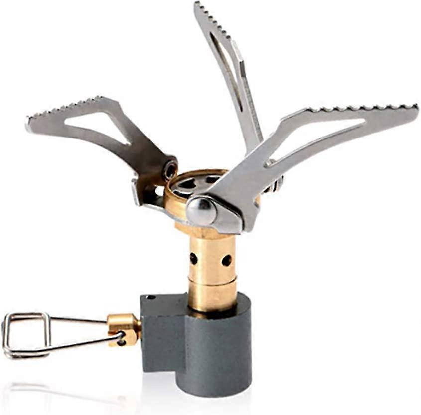 Överlevnad Ugn Spis Mini Bärbar Fällbar Gasugn (Silver)