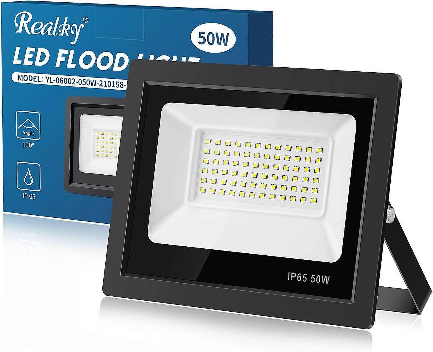 20W LED Floodlight with Motion Sensor,24 LEDs with Sensor IP65 Waterproof,6500K