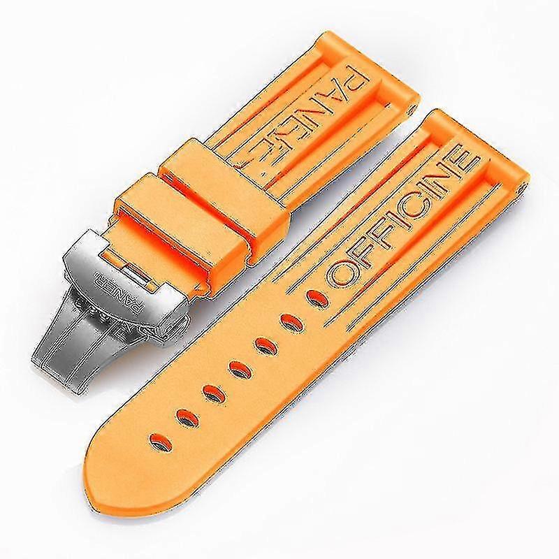 Compatible Paner Pam Silicone Strap Quick Release Soft Rubber Strap Compatiblement Tw