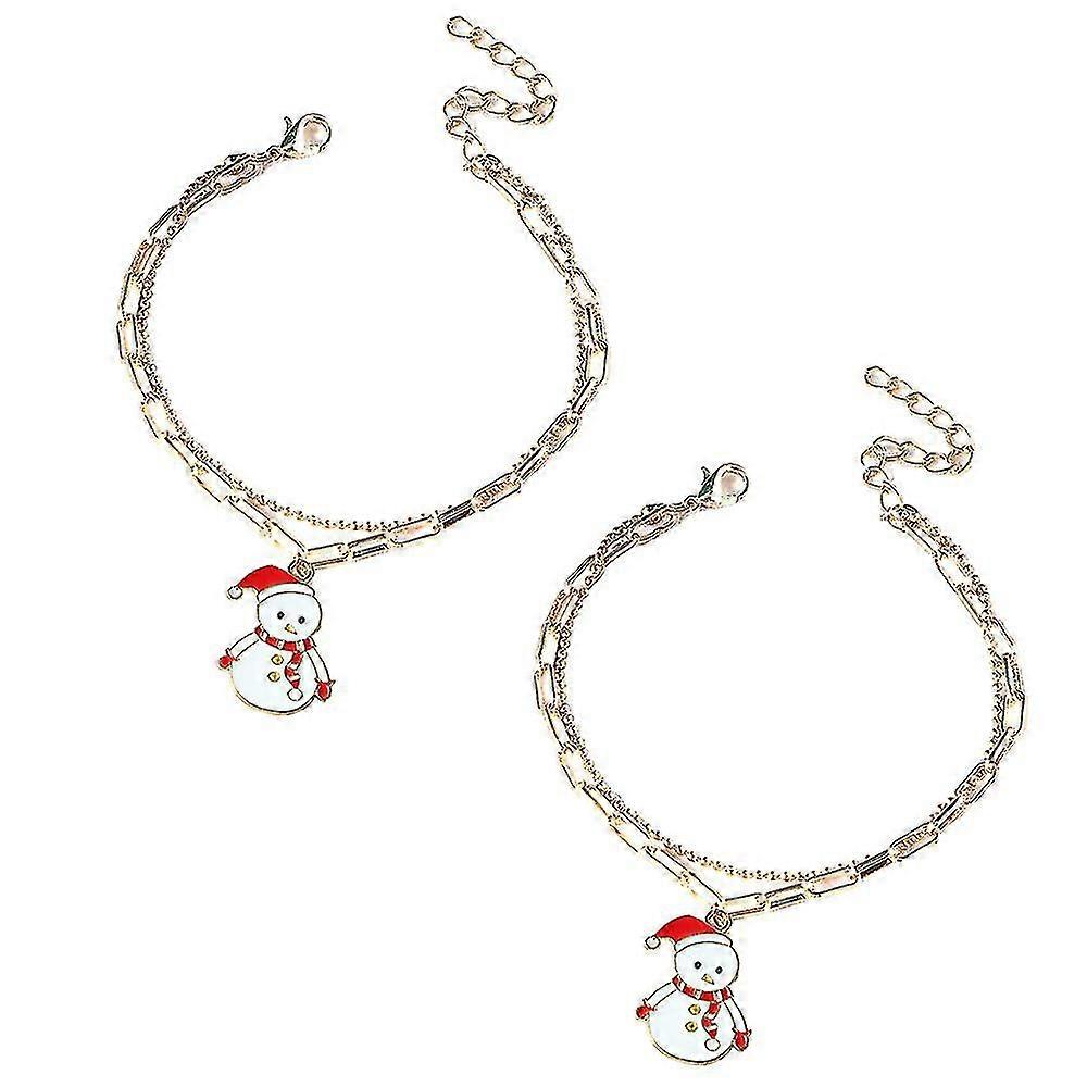 Christmas bracelet snowman*2