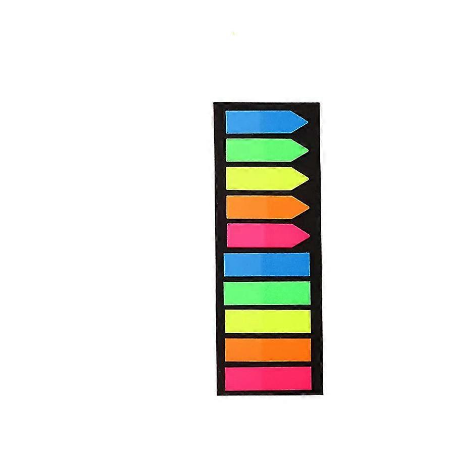 600 Pcs Colorful Page Markers Sticky Index Tabs, Waterproof Fluorescent Flag Tabs Colored Sticky Notes