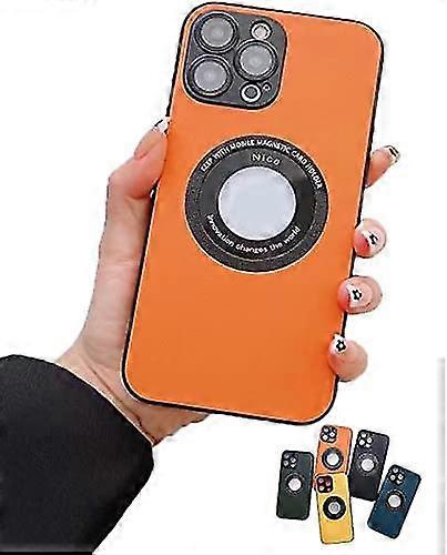 Magsafe Magnetic Charging Leather Phone Case Compatible With Iphone 13 Pro Max/13 Pro/13