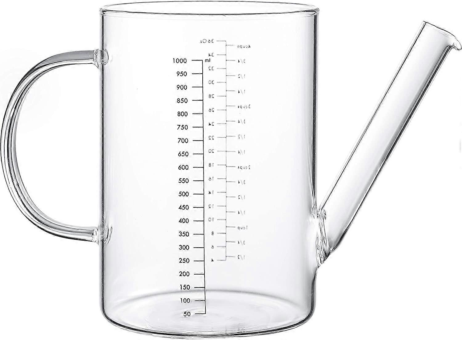 Glass Gravy Separator with Filter Cap, Fat Separator, Poultry Separator