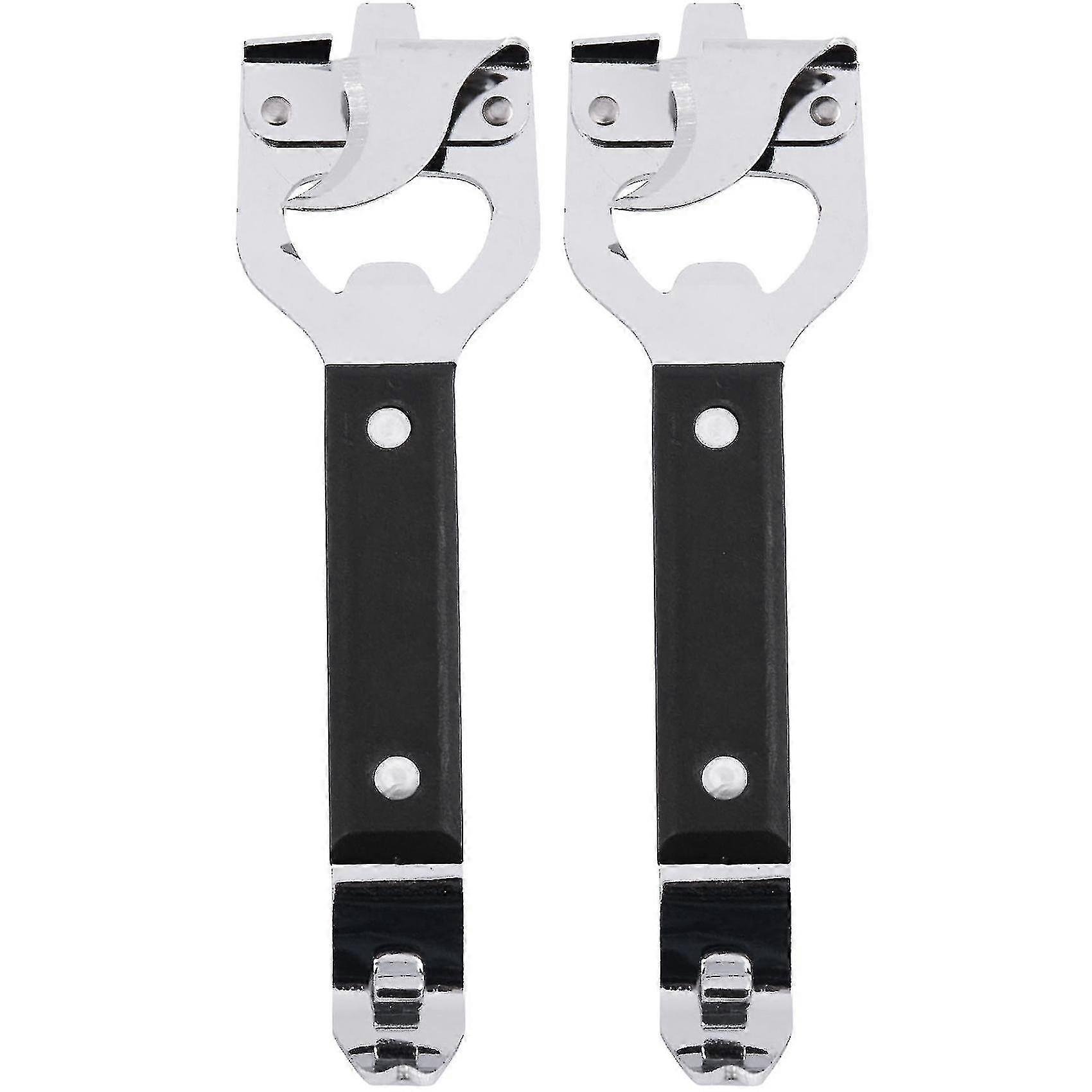 2 stainless steel beer bottle openers