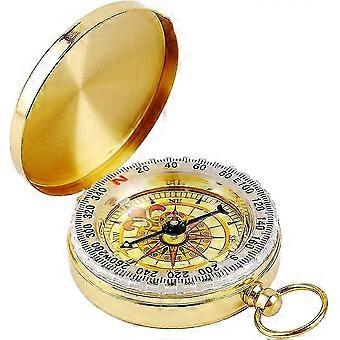 Compass Glow In The Dark, Portable Pocket Watch Flip-open Compass
