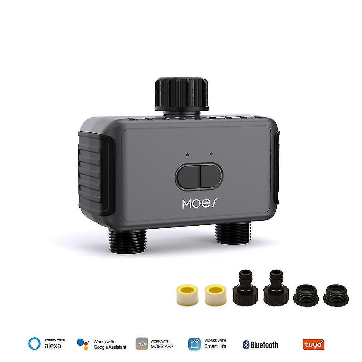 Bluetooth Yağmurlama Su Zamanlayıcı 2 Yağmur Gecikme Filtre Yıkayıcı Programlanabilir Otomatik Sulama Kontrol Cihazı