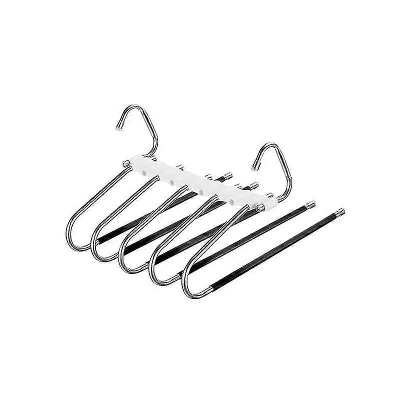 Multi-Functional Anti-Skid and Anti-Tilt Stainless Steel Trouser Rack Multi-Layer Seamless Trouser