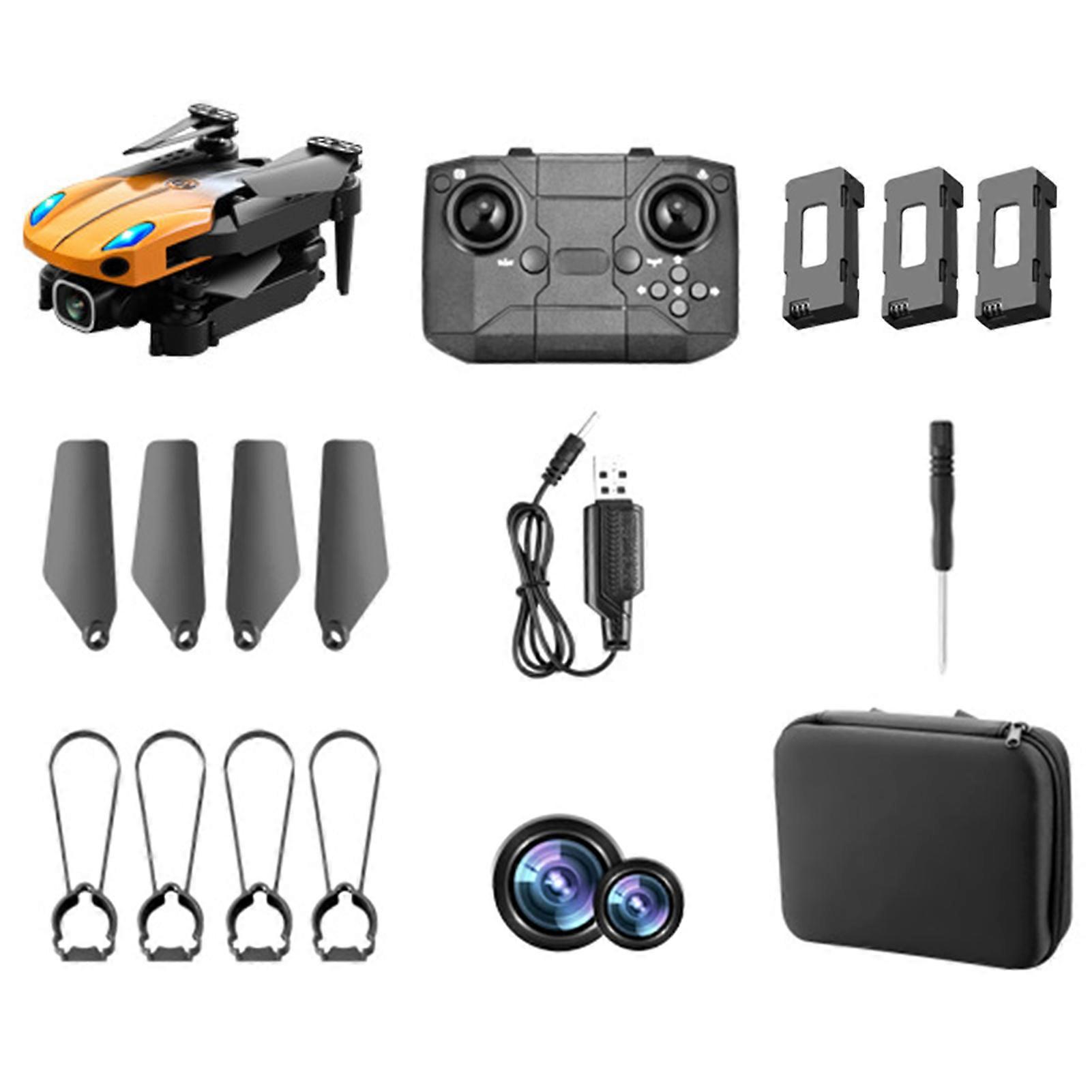 Hd Lens Gimbal-Quadcopter Toy Long-Endurance Brushless Motor Obstacle Avoidance Aircrafts Gifts for Kids Adults