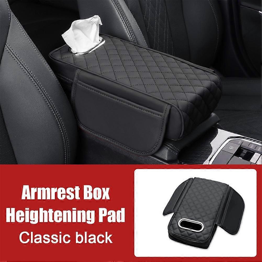 Memory Foam Car Armrest Cushion Armrest Box Heightening Pad Tissue Box