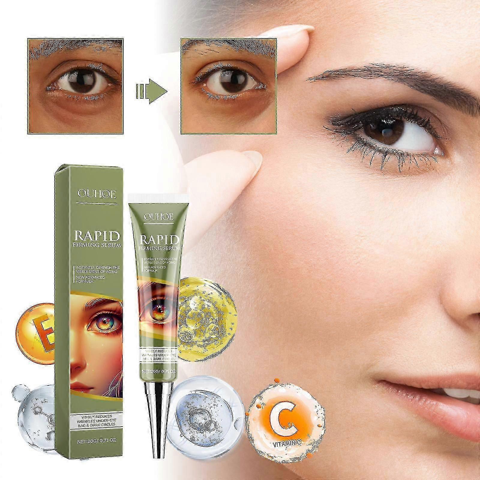 スキンラピッドリフティングファーミングアイビーガンクルエルティフリーフェイシャルセラム、インスタントフェイスリフトクリームファストアンチエイジングリデュース