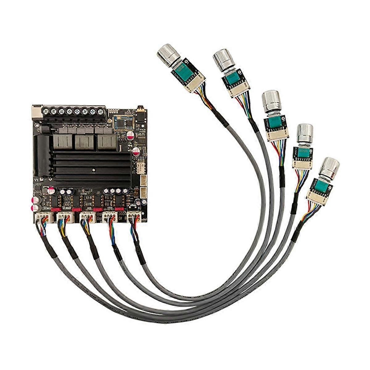 Bluetooth Digital Power Amplifier Board -APTX1 2.1 Channel 2x100W+200W Subwoofer TPA3221 Amplifier Module with Leads