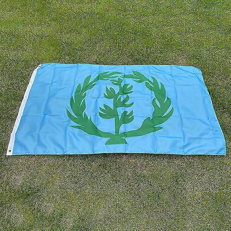 Aerlxemrbrae lippu 90 * 150cm Eritrean historiallinen lippu 1952-1961 Eritrean kansalliset liput ja bannerit sisustukseen