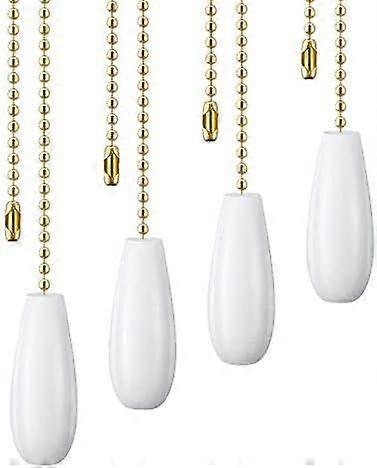 5Pcs Ceiling Fan Chain Pulls Wooden Pull Chain for Ceiling Lamp Fan Chain