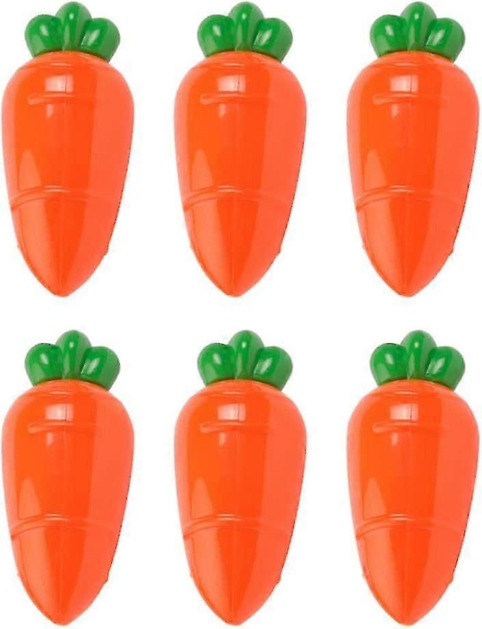 Carrot Shape Candy Storage Box, Party Gift Container, Set of 6