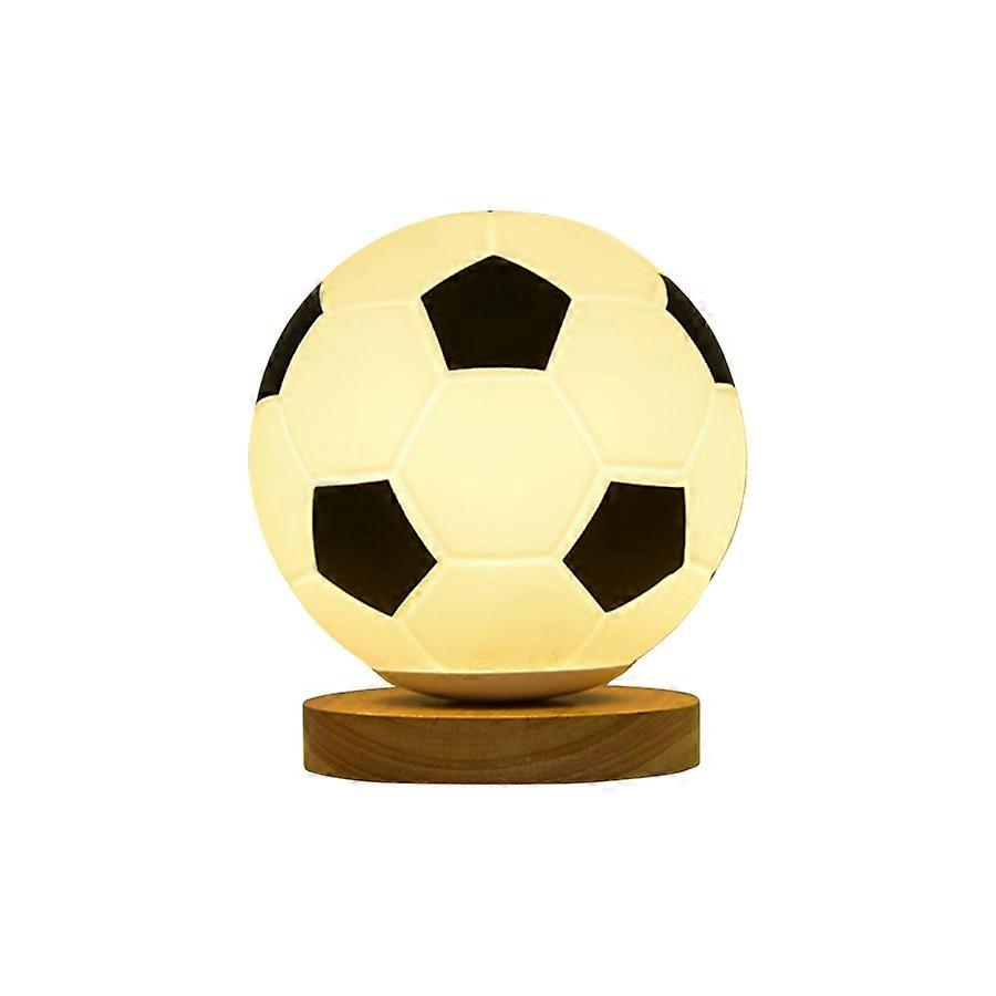 Lampe de football à commande tactile : rechargeable par USB, LED chaude