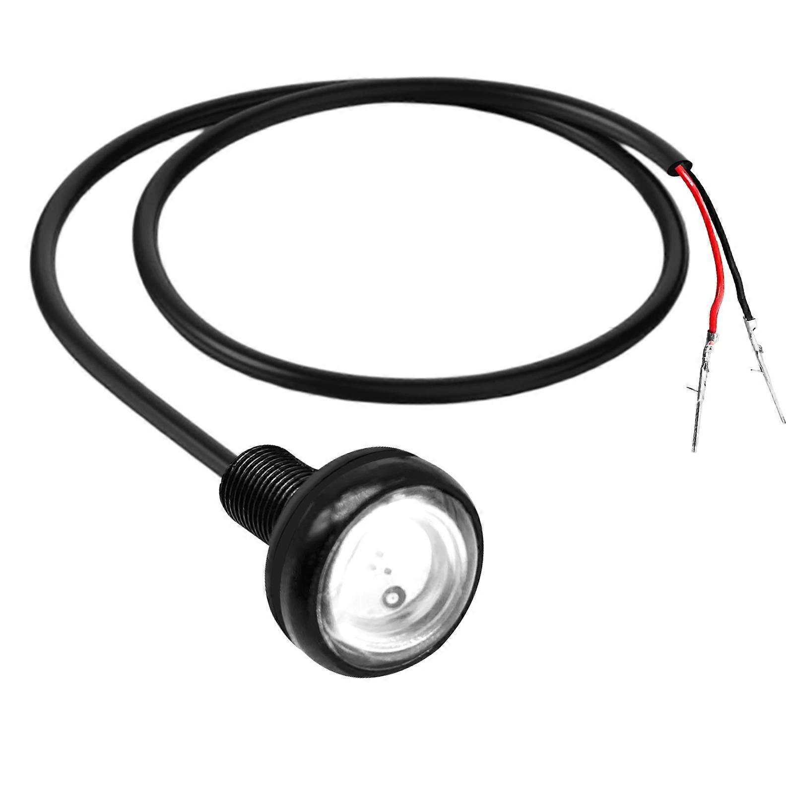 Thick End Tail Light for Zero Scooter Cable Connection 76.5cm, White