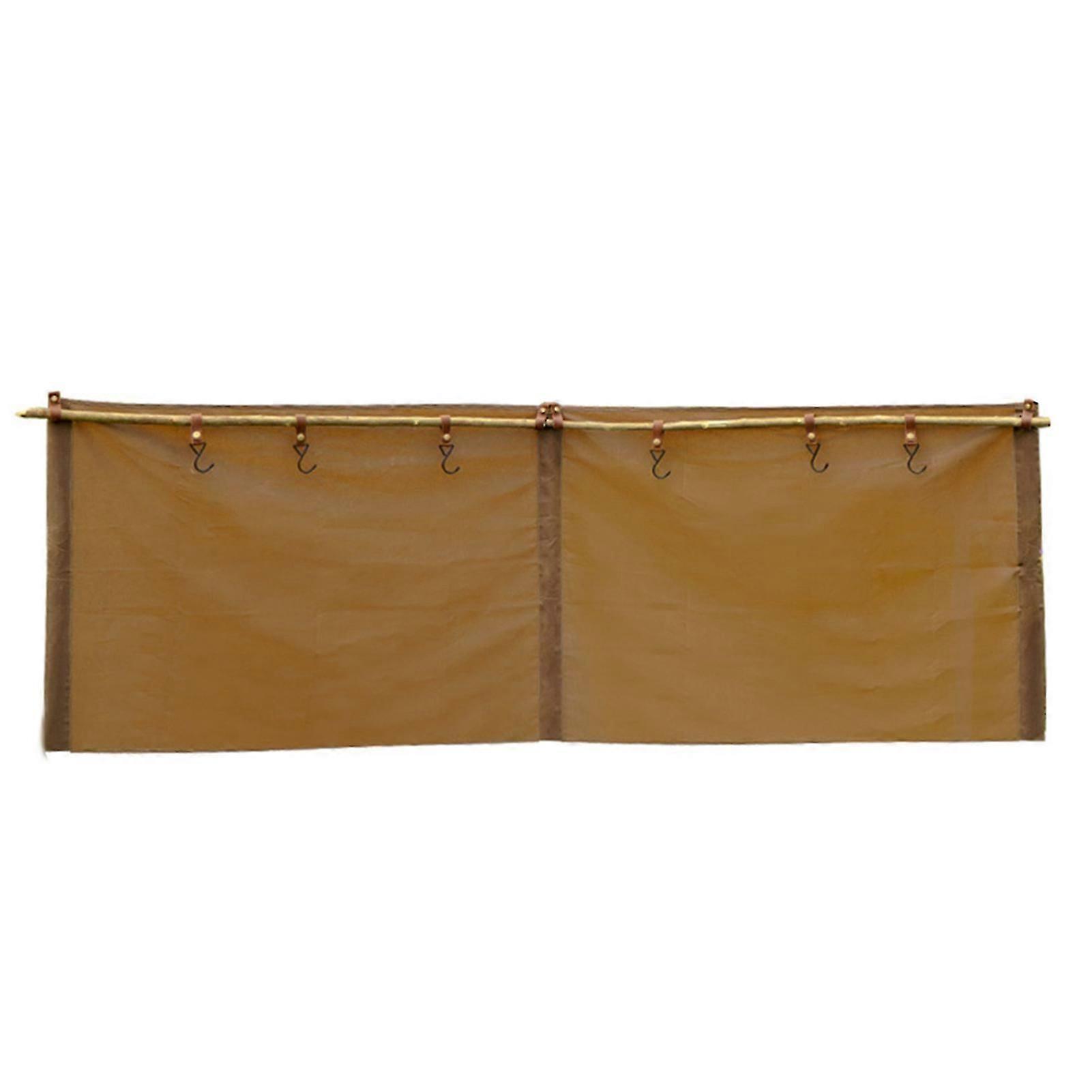 Wind Shield Windproof Screen Camping Curtain Screen Windbreak For Backpacking Cooking Picnic Bbq