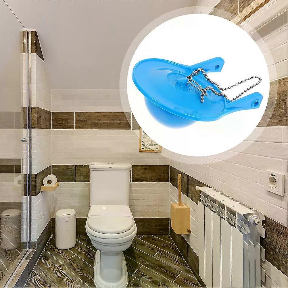 2Pcs Replacement 3-Inch Toilet Flapper Toilet Tank Flapper with Chain and Hook