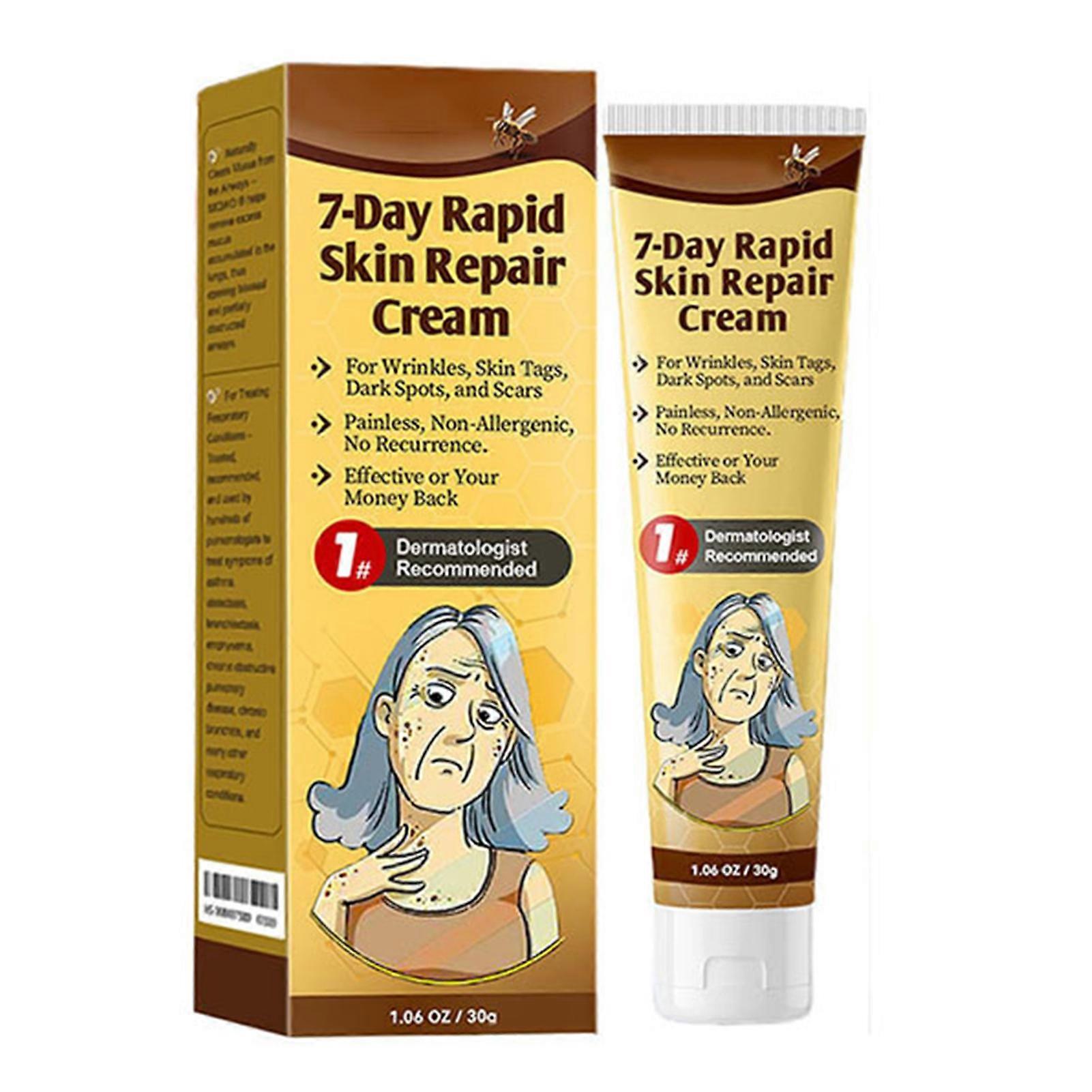 7-Day Rapid Skin Repair Cream - Intensive Hydration for Dry Sensitive Skin, Soothing Relief & Anti-Aging Cream