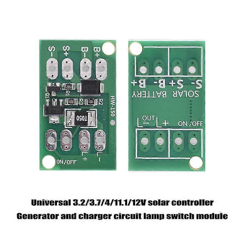 Solar Panels LED Lamp Control Switch Battery Charger Charging Controller Module