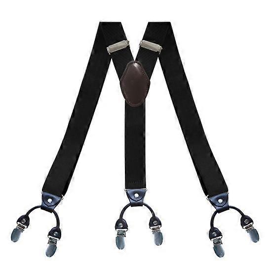 Men Suspenders Adjustable Quick Release Wear-Resistant Non-Slip with Heavy-Duty Clips Multipurpose Polyester Men Y-Back Suspenders