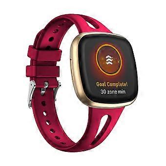 Für Fitbit Versa 3 / 4 Silikonarmband, Größe:S S