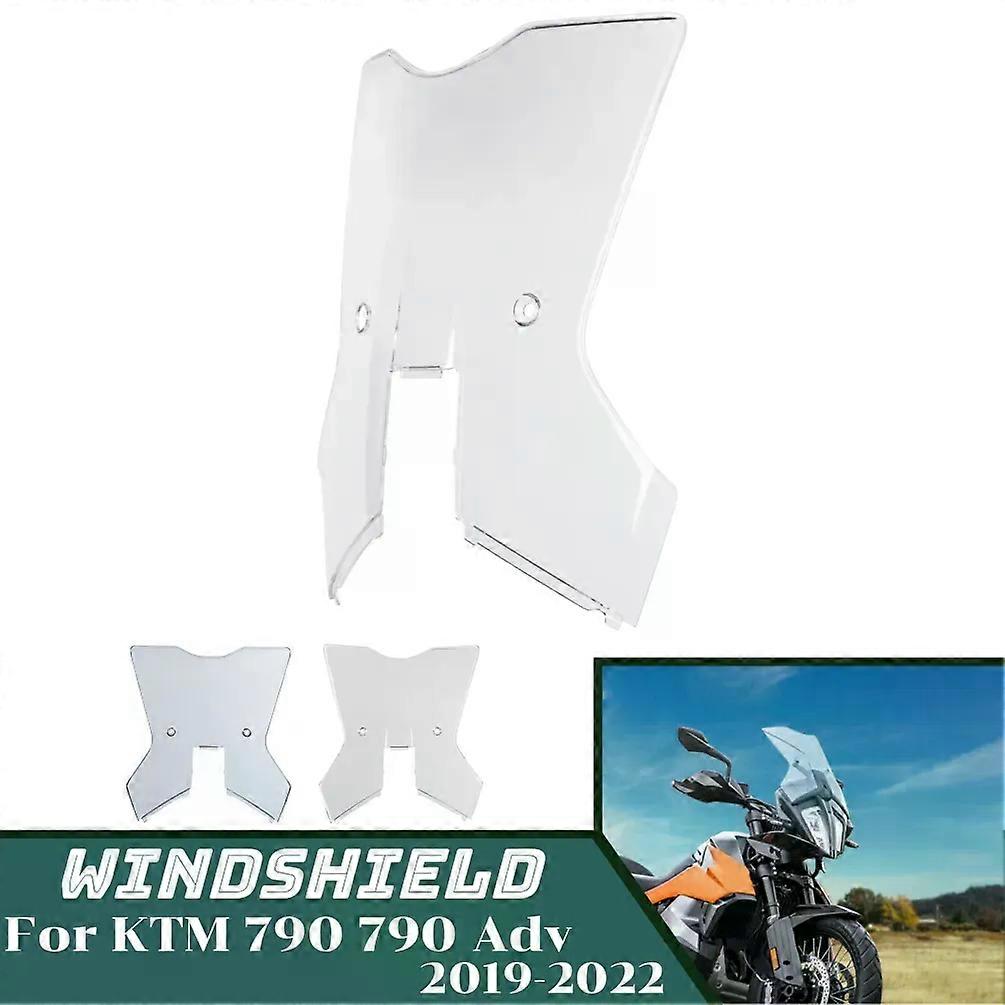 Motorcycle Windshield Windscreen compatible forKTM 790ADV 790 ADV Adventure 2019 2020 2021 2022 Deflector Protector Wind Screen MAXP