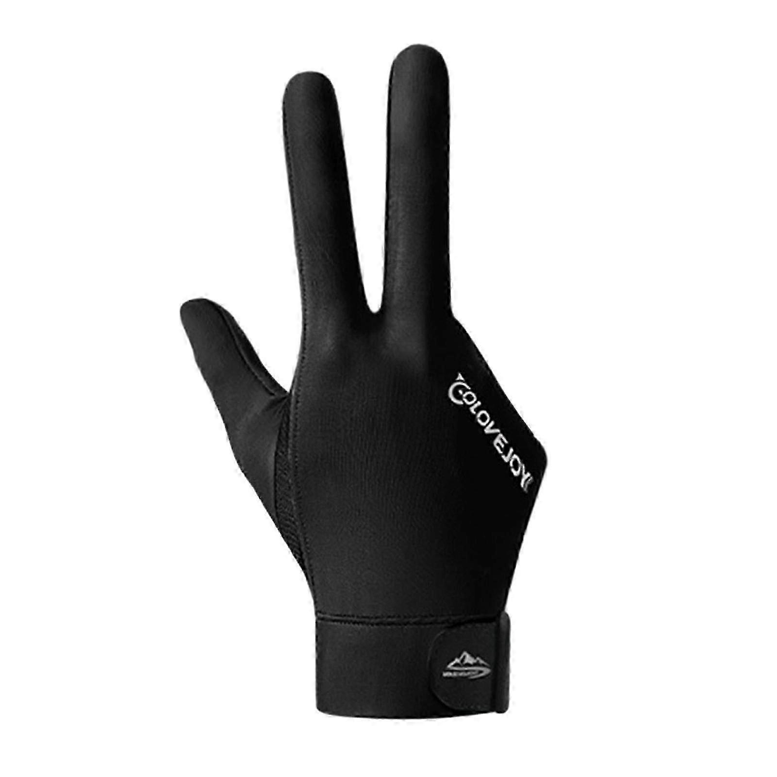 Gants de billard respirants Poignée améliorée Main gauche droite Gants de billard anti-dérapants résistants à l’usure - Bon