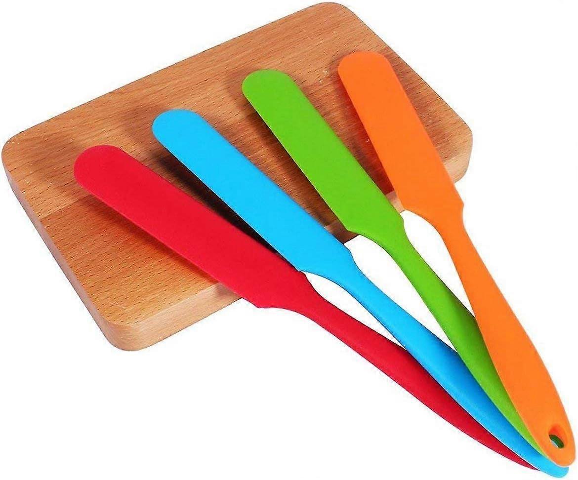 Elevate Your Baking Game, Non-Stick Silicone Spatula Set For Mixing Batter, Heat-Resistant Cooking Tools, Easy to Clean, Hanging Hole for Storage,
