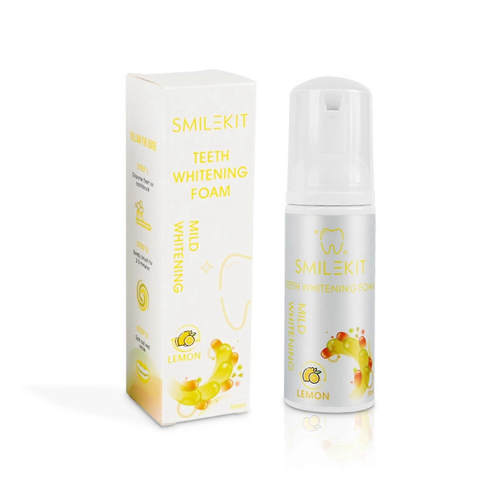 Tooth Whitening Toothpaste, Cleaning Foam Enhanced Decontamination Toothpaste 50ml PU4432