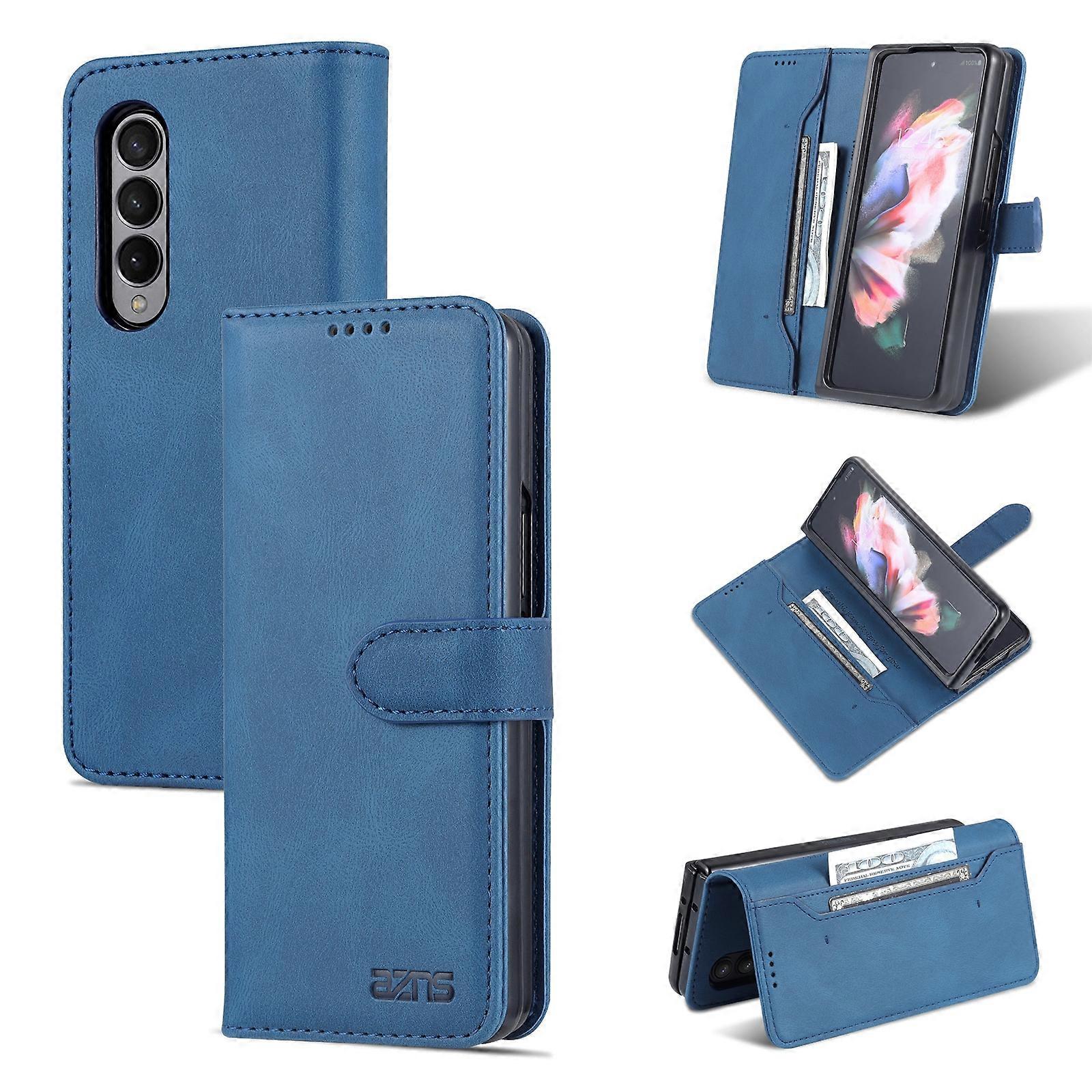 For Samsung Galaxy Z Fold4 AZNS Dream II Skin Feel PU+TPU Horizontal Flip PU Phone Case