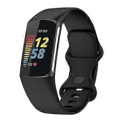 För Fitbit Charge 5 Silikon Klockarmband