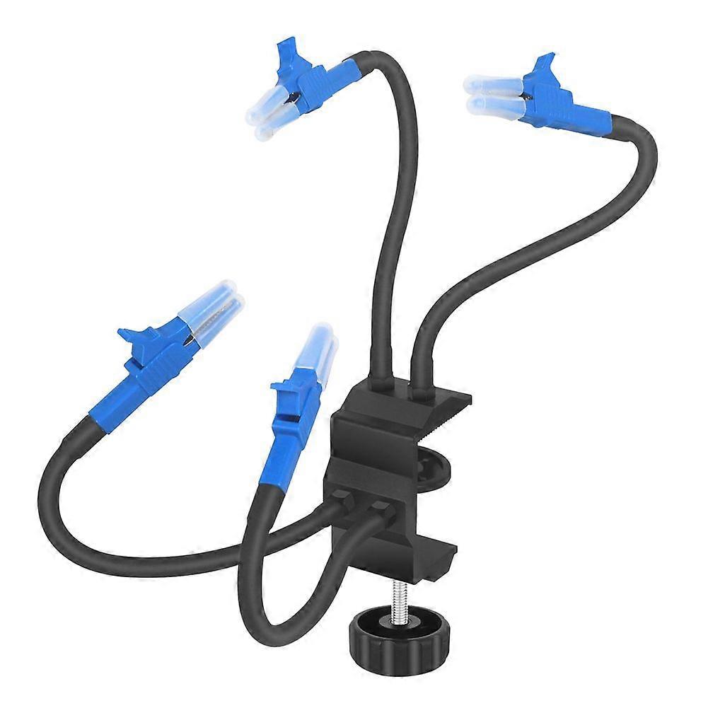 Adjustable Table Clamp Base Helping Hands Soldering Third Hand Tools 4 Flexible Gooseneck Arms for