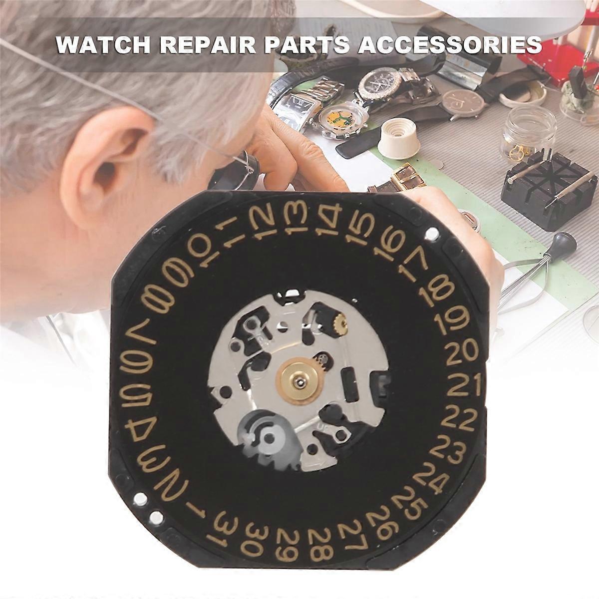 Quartz Watch Movement VX42 VX42E Date At 3'/4.5' Repair Parts